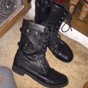 Shoes - Black combat boots Shoes - Black combat boots